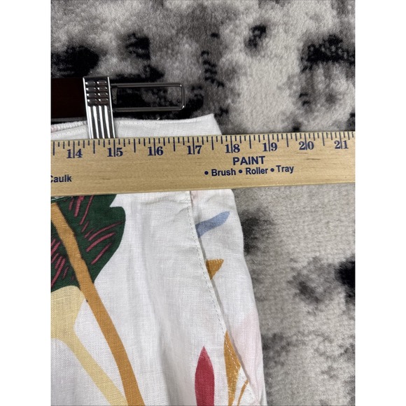 Cynthia Rowley Pants Womens Size Extra Large Wide Leg Woven Linen Hippie - Picture 5 of 15